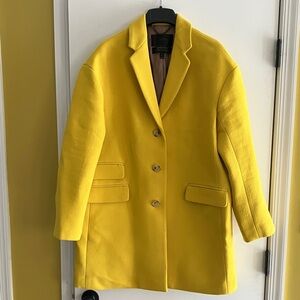 J. Crew Italian wool double cloth coat